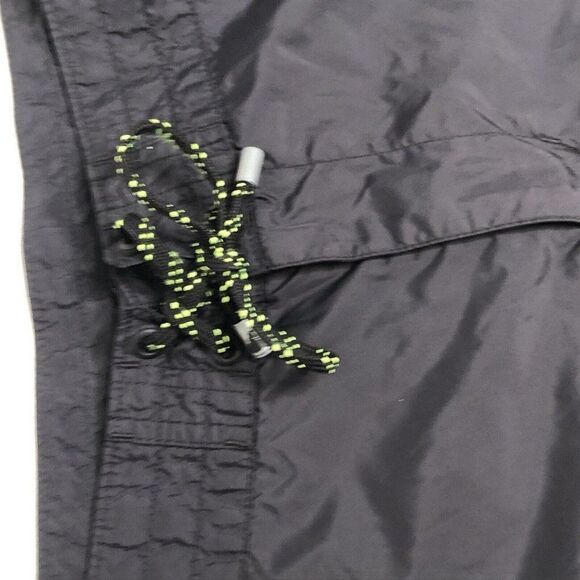 J. Crew Womens Size 10 Black Nylon Board Shorts Swim Lace Up Zip Hook & Loop - Picture 2 of 6